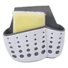 Spüle Caddy-Sponge-Halter-Spüle Seifenhalter-plastischer Sattel-Wasserhahn-Caddy-Sink-Organizer für Bürsten, Schwämme, Seife langlebig