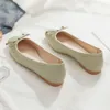 Casual Shoes Plus Size 45 Ballerina Flats Round Toe Woman Tweed Comfortable Slip On Flat Ladies Maternity Zapatos Loafers