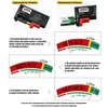 Tension du testeur de batterie noire - Précision de test simple et fiable ABS Capacité de batterie de batterie de batterie numérique