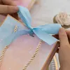 Gift Wrap Wholesales 500pcs/Lot Custom Logo Shopping Paper Bag Jewlery Wedding Candy Boutique Clothing Packing