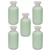 Bouteilles de rangement 5pcs Conditionneur de voyage Distors de lavage pour le corps Rechargeable Contautes de shampooing 300 ml