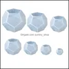 Molds Pentagon Sphere Sile Resin 3D Geometry Mod Soft Clear Mold For Uv Jewelry Art Supplies Drop Delivery Tools Equipment Dhh1P