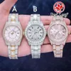 Luxury Looking Full Regardez Iced Out for Men Woman Top Craftsmail Unique et cher Mosang Diamond 1 1 5A Montres pour Hip Hop Industrial Luxurious 6618