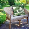 Kussengroene botanische jungle Verzamel designkussencase Sofa tropische regenwouden blad decoratieve worp maat kussens omslag