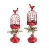 Posiadacze świec 2PCS Vintage Holder Candelabras Tealight Taper Candles Candle -posiadacz do parapetów festiwalowy wystrój stolika