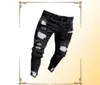3 styles Men Stretchy Ripped Skinny Biker brodery Print Jeans Detraited Hole Slim Fit Denim Scratted High Quality Jean 21762340