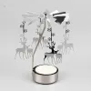 Rotating Tea Light Candle Holder Spinning Tealight Stand Candleholders for Romantic Wedding Party Home Decor