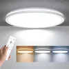 Luzes de teto LED Luz de montagem de descarga com controle remoto 15,4 polegadas 36W 3000K-6500K Noite diminuída