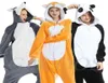 Djur enhörning pajamas vuxna vinter sömnkläder kigurumi wolf panda enicornio pajamas kvinnor onesie anime costumes jumpsuit 2109156136558