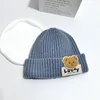 Boinas 2024 Korea Spring Autumn Kids Boys Hat Hat Candy Color Baby Girls Bear Head Bordado