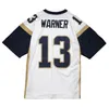 Zszyte koszulki piłkarskie Eric Dickerson Marshall Faulk Kurt Warner Jerome Bettis Jones Olsen Holt Mesh Legacy Emerytowane retro Classics Jersey Men Men 6xl