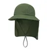 Berets Hat Neck Flap Women String Cap Men Fishing Accessory For Summer Outdoor Beach Sunshine Protection Swimming Hiking Work