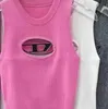 Designer Diesel Tank Top Women's T Shirts Crop Y2k Tops Letter Print Tshirt O Neck Short Sleeve Tees Summer Women Clothes S-L