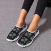 Casual schoenen Instantarts Polynesia Totem Fashion Design Dames Summer Mesh Ademende hardloopschoen Geen veter lichtgewicht flat
