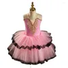 Стадия ношение двухслойного юбки Хем Детское платье для балета Девочки Swan Tutu Пуфт для взрослых женщин Детский танец костюм