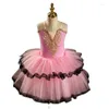 Jupe à double couches à double couches Hémais enfants robe de ballet filles Swan Tutu Tutu Fluffy Adult Women Child Dance Costume