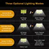 ضوء جديد يعمل بالطاقة الشمسية مع مستشعر الحركة في الهواء الطلق Pir Cob Coblight مصباح أمن الشارع الطوارئ للحديقة للحديقة