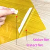 Fönsterklistermärken A4 husdjur transparent färgglada film fläckglas ton självhäftande badrum rum dekoration förändring färg diy