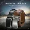 Cintos de cinto Belt Automático de couro genuíno automático Ratchet de moda para homens Cinturones de luxo para