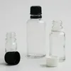 Butelki do przechowywania 12 x pusty z czterech olejków eterycznych z czterokrotnym szklanką z manipulacją Widoczny ogranicznik PE 5 ml 10 ml 15 ml 20 ml 50 ml 100 ml