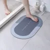 Tappetini da bagno tappetino micck in cristallo velluto anti-slip a secco rapido a secco super assorbente bambola per bagno accessori per la casa