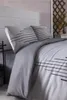 Juegos de ropa de cama Coronet Home Grey Doble Divet Juego de tapa de edredón Luca-Gray-Double-Set