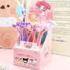 48pcs/box Cartoon Soft Gel Shake Music Neutral Pen Cute Style Girl Signature Pen Hoge verschijning Studenten Stagery's