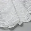 1PCS / 2PCS POCKET RODE BROIDED CURTON DE CUIE DE LACE APPORT