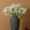 Dekorative Blumen künstlicher Gypsophila Paniculata Braut Bouquet Hochzeit Dekoration PU Weiche Gummi fünfziger ewiger Blume