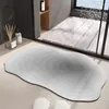 Mattes de bain Gradient Color Tech Velvet Anti-Slip Mat Super Water Absorbant Chapigneau de pièce épaisse facile à nettoyer