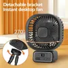 Electric Fans Portable Mini Hand Clip Fan Octopus Fan med flexibelt stativ Desktop Circulator Desktop Electric Fan för bilcykelhem