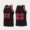 Mężczyźni Michael 23 45 MJ Jersey Dennis 91 Rodman Scottie 33 Pippen Chicagos Shorts Black Red White Szyghing Basketball Jerseys