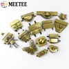 4Pcs Brass Metal Bags Lock Buckles Twist Turn Locks Buckle Handbag Closure Decor Snap Clasps Bag Purse Replace DIY Accessories