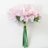 Fleurs décoratives roses de pivoine artificielle fleur réel touche fausse décor de Pâques pour le bureau à domicile