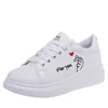 Casual Shoes Women's Sneakers 2024 Fashion Sports Female Comfort Breathable White Vulcanize Lace-up