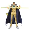 Comics Heroes 24 cm ein Stück Anime -Figuren Pop Marine Admiral Borsalino Actionfigur PVC -Sammlung Modell Doll Ornamente Kinder Spielzeug Geschenke 240413