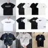 Mens Designer T Shirt Summer Summer Classic Fashion Letter Print Round Dound Tshirt Cotton Cotton Luxury Salting Asian Size 4XL 5XL