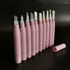 Storage Bottles 10pcs 5ml Pink Empty Twist Pen With Brush Refillable Bottle Cosmetic Container Nail Polish Tube For