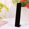 Decorative Plates Black/White Acrylic Headwear Showing Rack Earrings Holder Jewelry Display Stand L Shape Hair Accessories