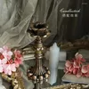 Candle Holders European and American Retro Candlestick Ornamens Ins Style Decoration Po Props Romantische Franse dinerindeling