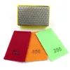 Diamond Hand Polishing Pads 60-400Grit Tile Glass Abrasive Grinding Block Pad Sanding Disc Woodwork Knive Grinding Edge Tool