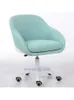 Fully washable nordic computer chair single fabric desk chair bedroom sofa chair net red girl cute chair office chair