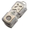 Dekompressionsleksak Fegve Titanium Alloy Push Slider EDC Toy Three-Layer Decompression Magnetic Metal Fingertip Spinner Limited to 101st 240413