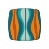 Kudde timglas abstrakt midcentury modern fyrkantig täckning med remmar dekorativa säten tillbehör för heminredning
