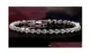 Tennis Luxury Autriche Shining Crystal Bracelets de tennis Véritable 925 Sterling Sier Charms Zircon Diamond Roman Link Bracelet Jewelry2425132