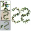 Flores decorativas Garland de ovo de Páscoa Artificial 200cm/78.74 polegadas de ornamento de ornamento para festas para festas de festas pátio alpendre as lareiras Front