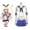 Anime Costumes SingXeng Anime Kantai Collection Cosplay Shimakaze Cosplay Costume Women Sexy Dress Sailor Suit JK Uniform Customize 240411