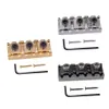 Tooyful Guitar String Lock Nute с винтами для гаечных ключей для Floyd Rose Tremolo Bridge 6 Строка электрогитара аксессуары серебряные