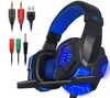 Xbox One PS4 PC를위한 GS400 스테레오 게임 헤드셋 MIC 노이즈 취소 LED 조명이있는 Sourd Sound Overear Gaming Headphone HEA3209054