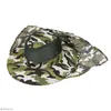 Bérets Bucket Hat Unisexe Pêche extérieure Largeur Brim Man Breathable Mesh Camouflage Camouflage Soleil UV Protection Obelle